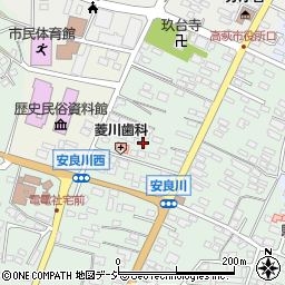茨城県高萩市安良川712周辺の地図