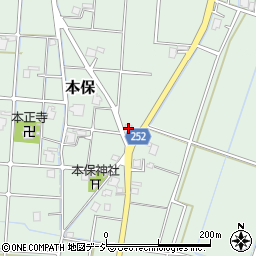 富山県高岡市本保232周辺の地図