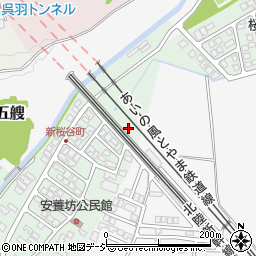 新桜谷町公園周辺の地図