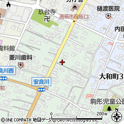 茨城県高萩市安良川43周辺の地図