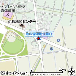 運動公園口周辺の地図