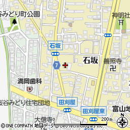 セブンイレブン富山石坂店周辺の地図