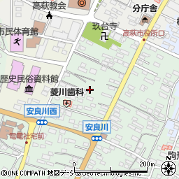 茨城県高萩市安良川671周辺の地図