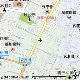 茨城県高萩市安良川24周辺の地図