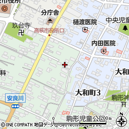 茨城県高萩市安良川17周辺の地図