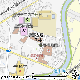 八十二銀行豊野支店周辺の地図