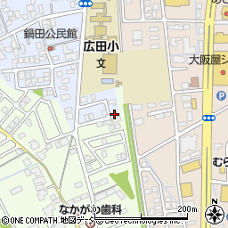 鍋田第2公園周辺の地図