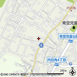 石川県かほく市内日角ト86周辺の地図
