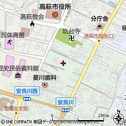 茨城県高萩市安良川701-2周辺の地図