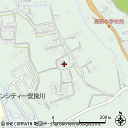 茨城県高萩市安良川1537-6周辺の地図