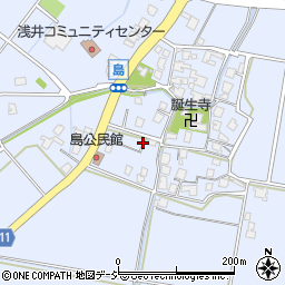 富山県射水市島周辺の地図