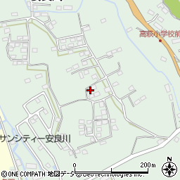茨城県高萩市安良川1537-8周辺の地図
