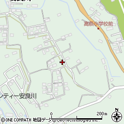 茨城県高萩市安良川1537-3周辺の地図