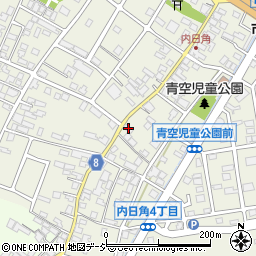 石川県かほく市内日角ニ107周辺の地図