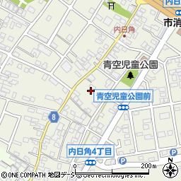 石川県かほく市内日角ニ72周辺の地図