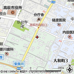 茨城県高萩市安良川11周辺の地図