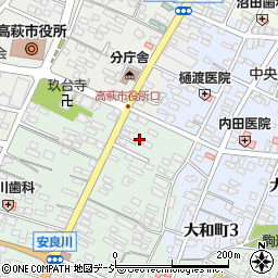 茨城県高萩市安良川10周辺の地図