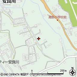 茨城県高萩市安良川1625-3周辺の地図