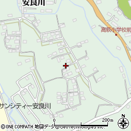 茨城県高萩市安良川1536-4周辺の地図
