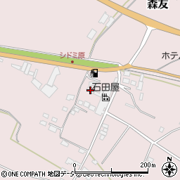 栃木県日光市森友28-1周辺の地図