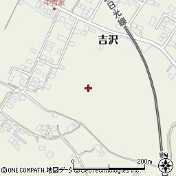 栃木県日光市吉沢周辺の地図