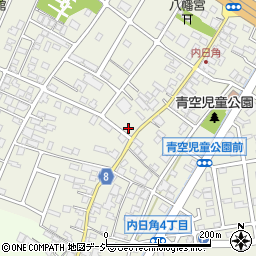 石川県かほく市内日角周辺の地図