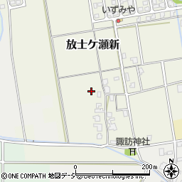 富山県中新川郡上市町放士ケ瀬新458周辺の地図