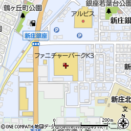 株式会社米三　ファニチャーパークＫ３周辺の地図