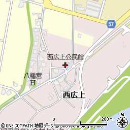 西広上公民館周辺の地図