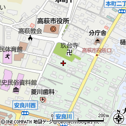茨城県高萩市安良川694-1周辺の地図