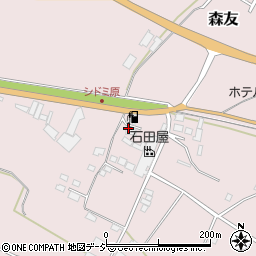 栃木県日光市森友29周辺の地図