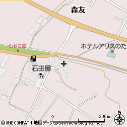 栃木県日光市森友22-12周辺の地図
