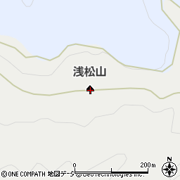 浅松山周辺の地図