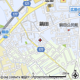 富山県富山市鍋田13-70周辺の地図