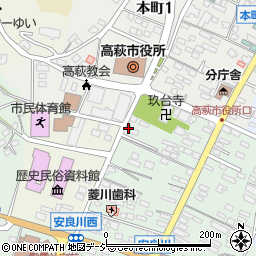 茨城県高萩市安良川693周辺の地図