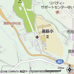 茨城県高萩市安良川1077-5周辺の地図