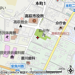 茨城県高萩市安良川691-2周辺の地図