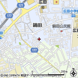 富山県富山市鍋田13-37周辺の地図