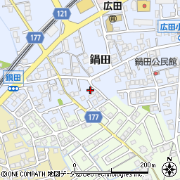 富山県富山市鍋田13-30周辺の地図