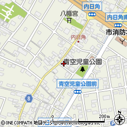 石川県かほく市内日角ニ57周辺の地図