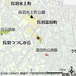 呉羽富田町公園周辺の地図