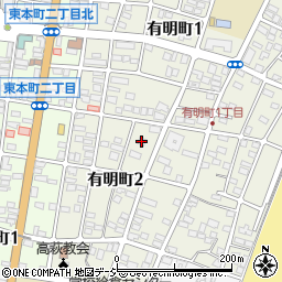 茨城県高萩市有明町2丁目112周辺の地図