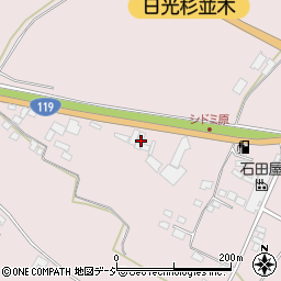 栃木県日光市森友83周辺の地図
