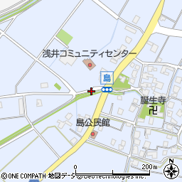 浅井公民館口周辺の地図