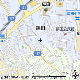 富山県富山市鍋田13-40周辺の地図