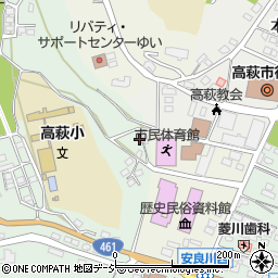 茨城県高萩市安良川1001周辺の地図