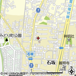 県営住宅石坂団地１号棟周辺の地図