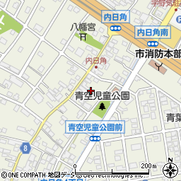 石川県かほく市内日角ニ42周辺の地図