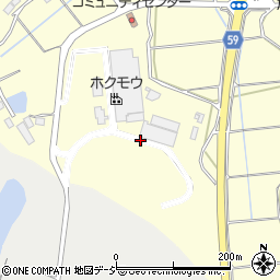 石川県かほく市上山田（ラ）周辺の地図