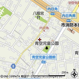石川県かほく市内日角ニ41周辺の地図